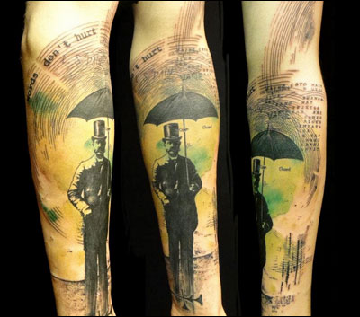 Coilhouse » Blog Archive » Print Artifacts on Skin: The Tattoo Art of Xoïl